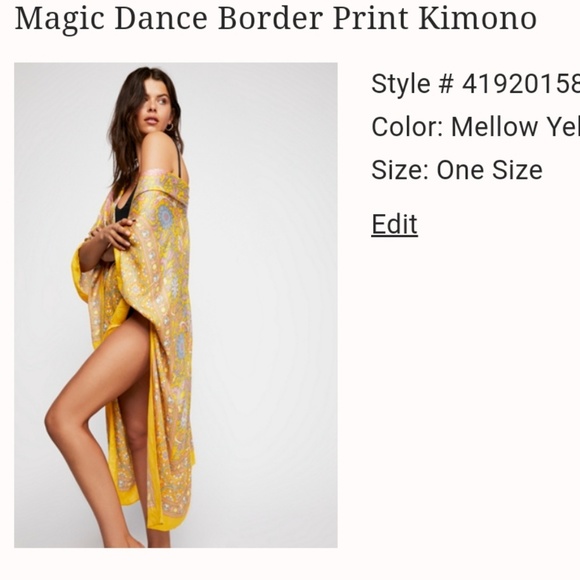 Free People Other - Magic Dance Kimono